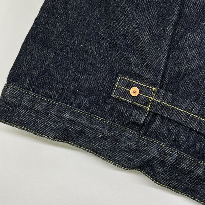 TCB JEANS&CO. ティーシービージーンズ New S40's Jacket WW II 大戦モデル インディゴ コットン シンチバック 月桂樹ボタン Tバック 14oz デニムジャケット ジャケット