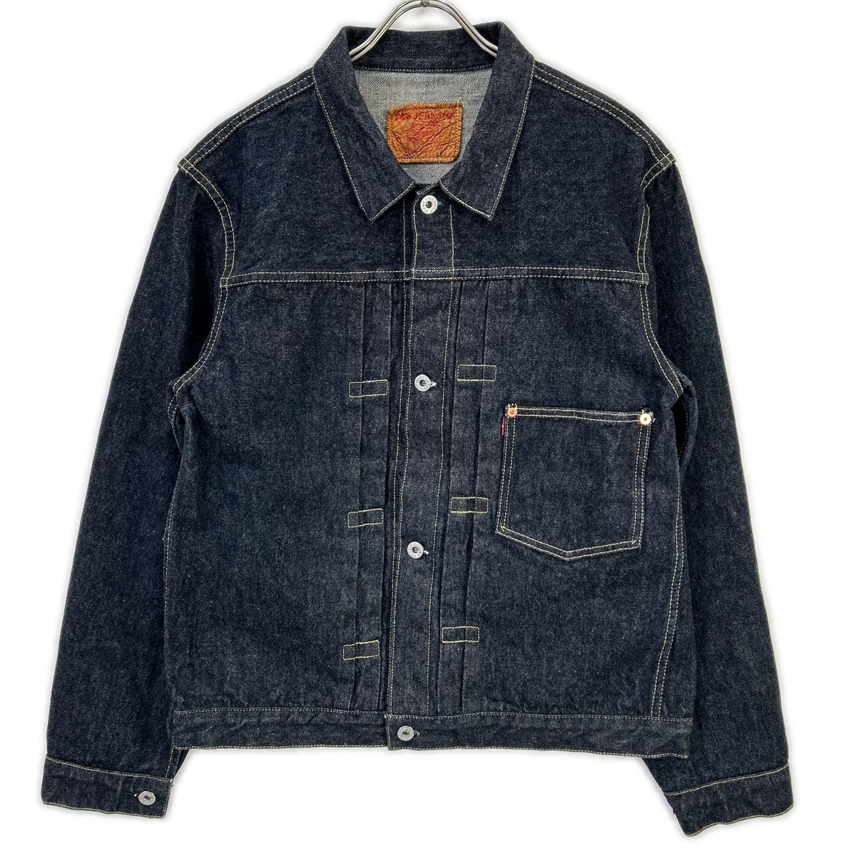 TCB JEANS&CO. ティーシービージーンズ New S40's Jacket WW II 大戦モデル インディゴ コットン シンチバック 月桂樹ボタン Tバック 14oz デニムジャケット ジャケット