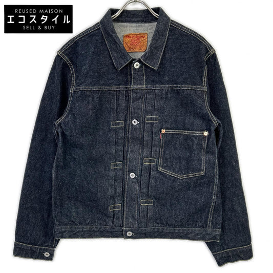 TCB JEANS&CO. ティーシービージーンズ New S40's Jacket WW II 大戦モデル インディゴ コットン シンチバック 月桂樹ボタン Tバック 14oz デニムジャケット ジャケット