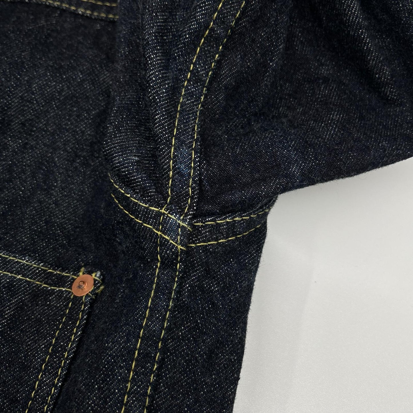 TCB JEANS&CO. ティーシービージーンズ New S40's Jacket WWⅡ大戦モデル インディゴ コットン シンチバック 月桂樹ボタン Tバック 14oz デニムジャケット ジャケット