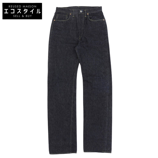 TCB JEANS&CO. ティーシービージーンズ 美品 S40’s Jeans WW2 大戦モデル コットン 月桂樹ボタン 14oz ボタン フライデニムパンツ インディゴ ボトムス