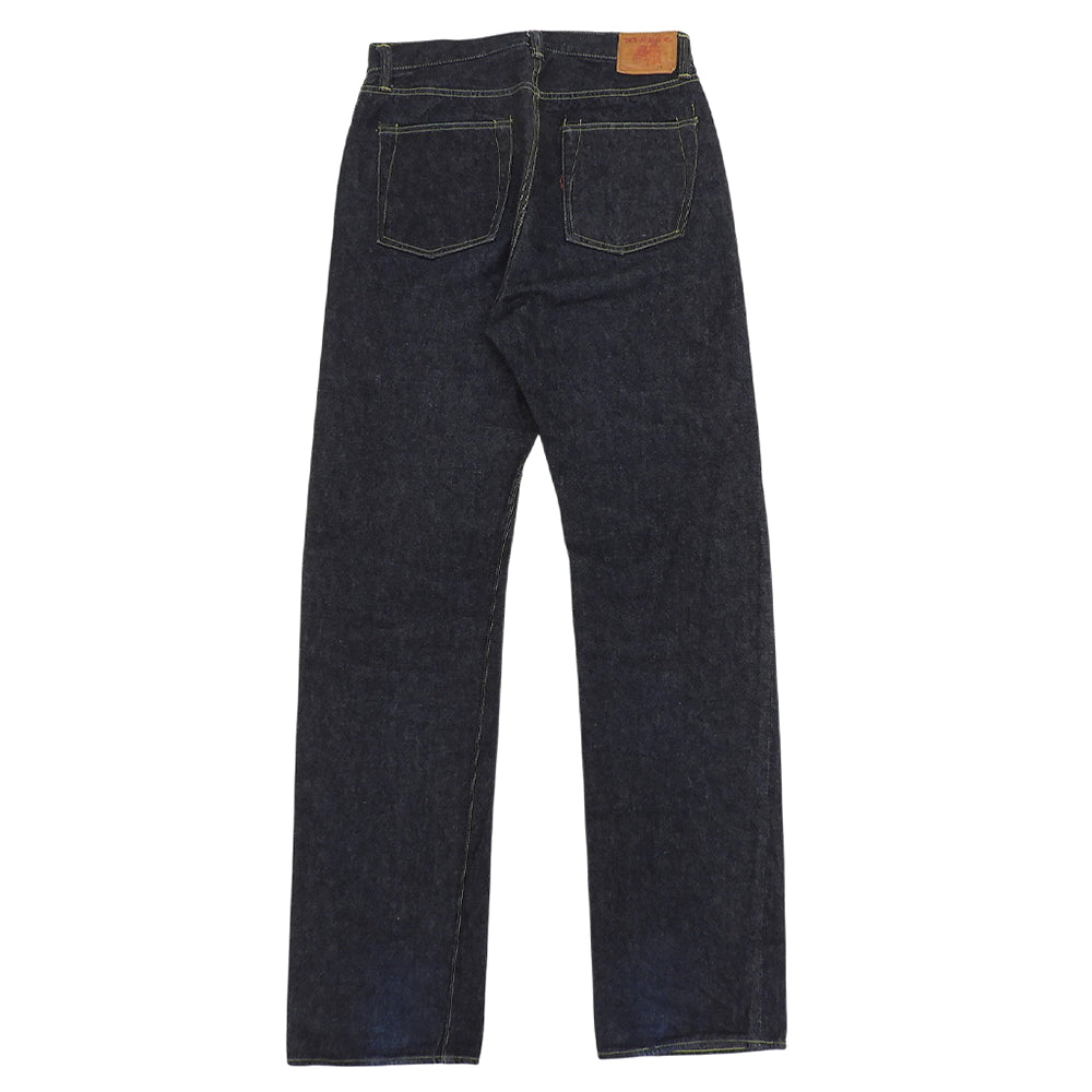 TCB JEANS&CO. ティーシービージーンズ 美品 S40’s Jeans WWⅡ 大戦モデル コットン 月桂樹ボタン 14oz ボタン フライデニムパンツ インディゴ ボトムス