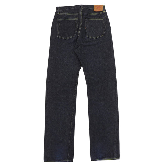 TCB JEANS&CO. ティーシービージーンズ 美品 S40’s Jeans WW2 大戦モデル コットン 月桂樹ボタン 14oz ボタン フライデニムパンツ インディゴ ボトムス