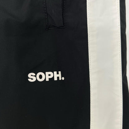 F.C.Real Bristol エフシーリアルブリストル ×SOPH. FCRB-222011 ブラック×ホワイト ナイロン SIDE LINE TRAINING PANTS ボトムス