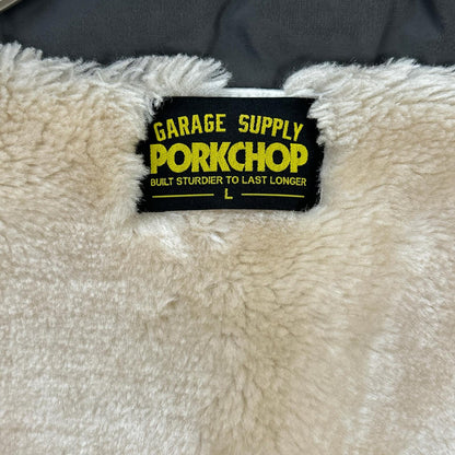 PORKCHOP ポークチョップ グレー ナイロン バックプリント ナイロン BOA COACH JKT/ボアコーチジャケット ジャケット