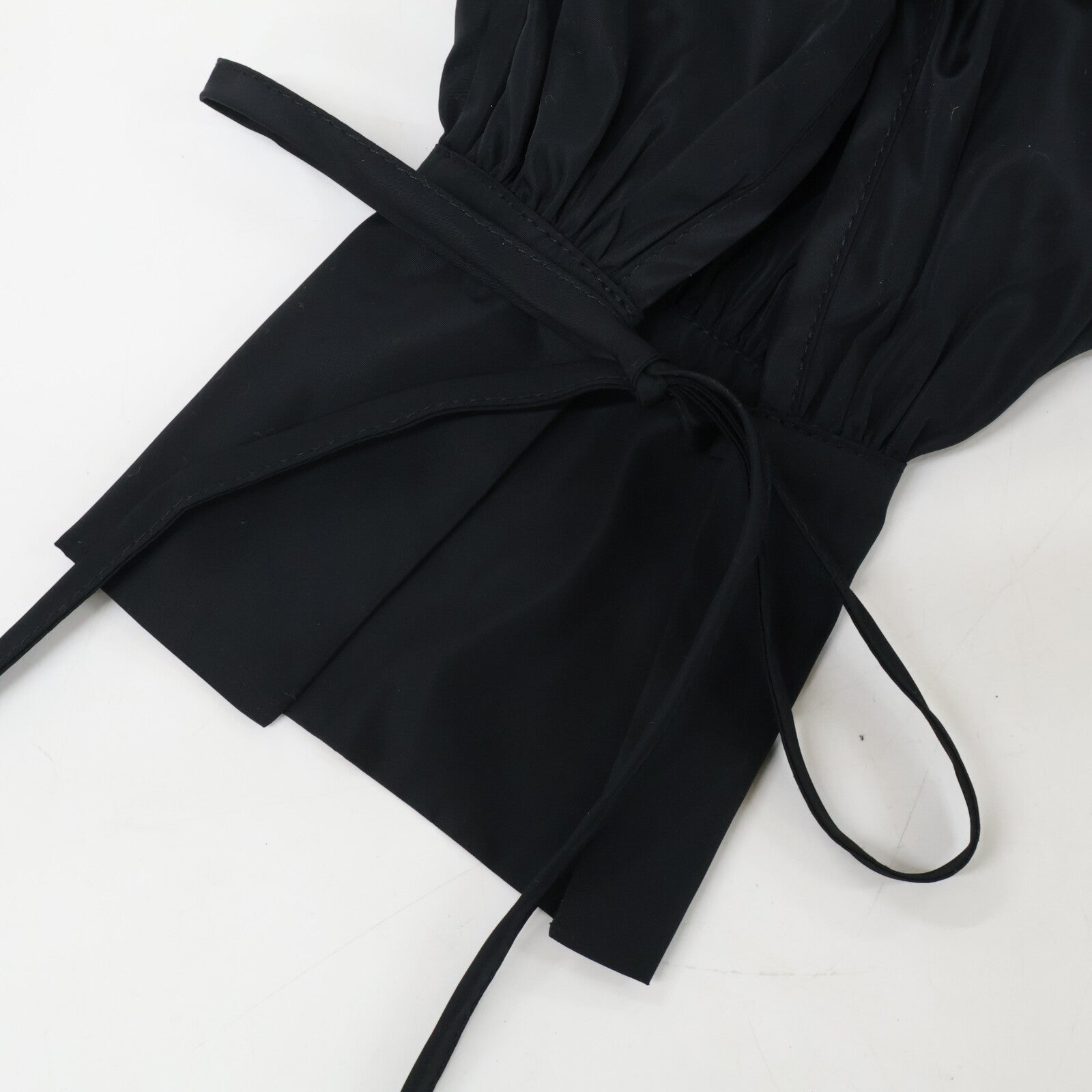 Cecilie Bahnsen セシリーバンセン EDI-0009 ブラック AMALIE DRESS ティアードラップワンピース ワンピース