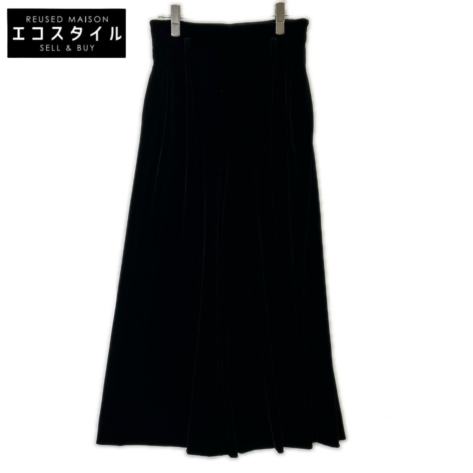 DAISY LIN デイジーリン 06576-DLPCF12MS ブラック ELEGANT FLARE VELOUR PANTS ベルベットフレアパンツ ボトムス