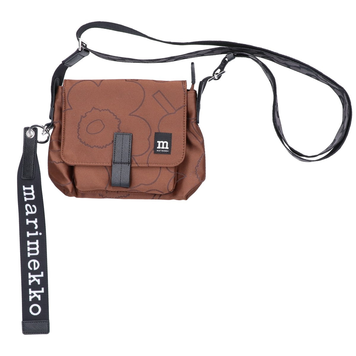 marimekko マリメッコ 【美品】093945 Mini Messenger Piirto Unikko ミニ メッセンジャー ショルダーバッグ