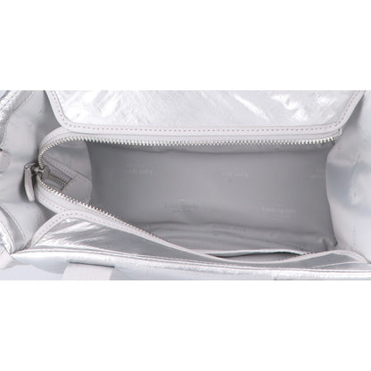Kate spade ケイトスペード 【美品】KO056 SLV キップ パフィー スモール トートバッグ