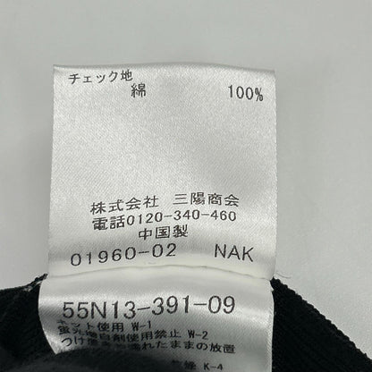 BLACK LABEL CRESTBRIDGE ブラックレーベルクレストブリッジ ブラック 7分袖ニットブルゾン ジャケット