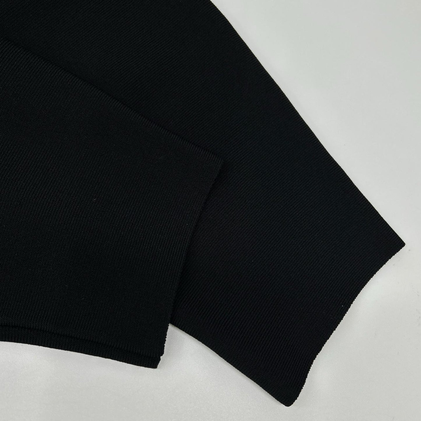 BLACK LABEL CRESTBRIDGE ブラックレーベルクレストブリッジ ブラック 7分袖ニットブルゾン ジャケット