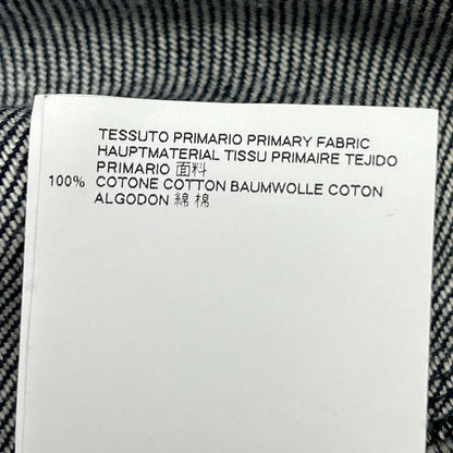 MM6 エムエムシックス 17SS S52NC0085 インディゴ コットン Vネックデニム ハーフスリーブカットソー トップス