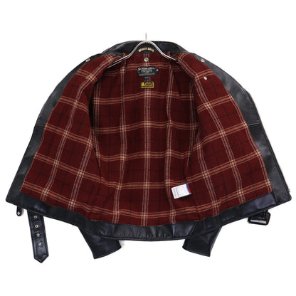 schott ショット 直営店限定 7822950022 613SJH SPECIAL HORSEHIDE ONESTAR ベジタブルタンニン鞣し 茶芯 ダブルライダースジャケット ジャケット