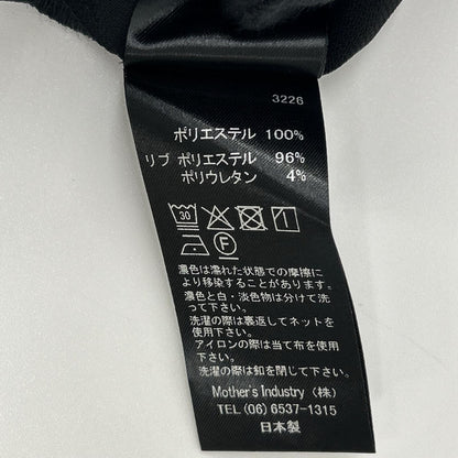 mizuiro ind ミズイロ インド ブラック ポリエステル リブカラー スナップボタンシャツジャケット ジャケット