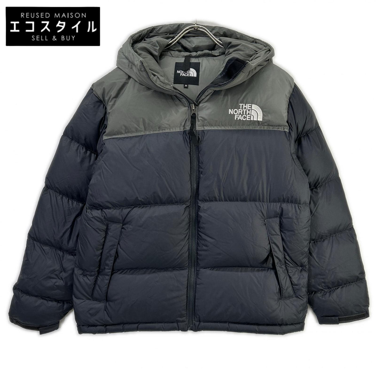 THE NORTH FACE ノースフェイス ND92559 グレー Nuptse Hoodie ヌプシフーディー ダウンジャケット ジャケット