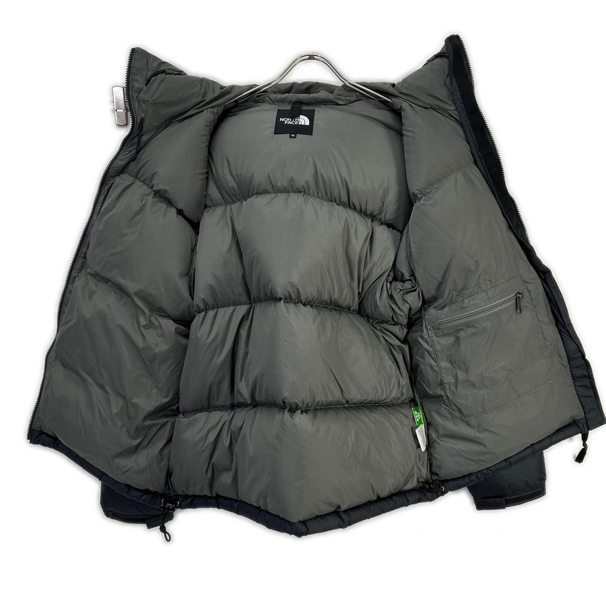 THE NORTH FACE ノースフェイス ND92559 グレー Nuptse Hoodie ヌプシフーディー ダウンジャケット ジャケット