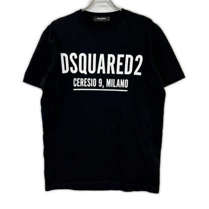 DSQUARED2 ディースクエアード S71GD1058 22年 ブラック Ceresio9 Cool T-Shirt Tシャツ トップス