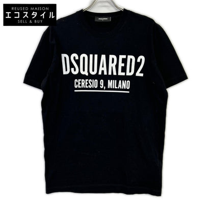 DSQUARED2 ディースクエアード S71GD1058 22年 ブラック Ceresio9 Cool T-Shirt Tシャツ トップス