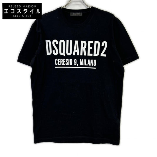 DSQUARED2 ディースクエアード S71GD1058 22年 ブラック Ceresio9 Cool T-Shirt Tシャツ トップス