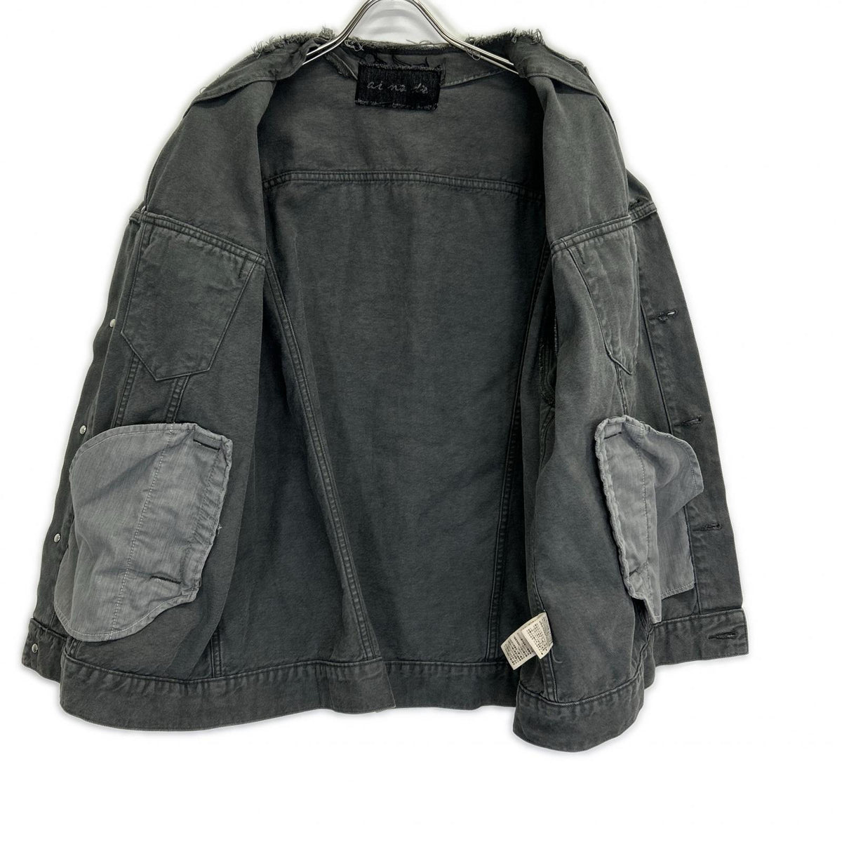 ainode アイノデ AI23SS-007L グレー SETOUCHI-23S デニムジャケット ジャケット