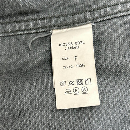 ainode アイノデ AI23SS-007L グレー SETOUCHI-23S デニムジャケット ジャケット