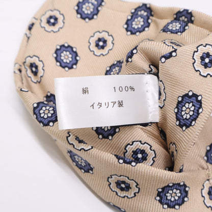 Kiton キートン セッテピエゲ 総柄 シルク ネクタイ