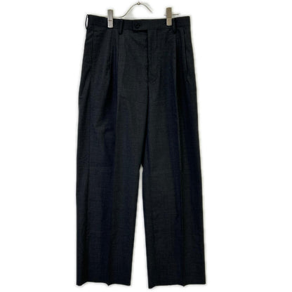 AURALEE オーラリー 26SS A26SP02MT トップチャコール ULTRA FINE TROPICAL WOOL TWO-TUCK SLACKS ボトムス