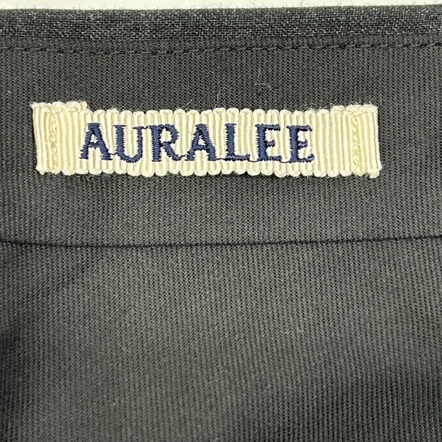 AURALEE オーラリー 26SS A26SP02MT トップチャコール ULTRA FINE TROPICAL WOOL TWO-TUCK SLACKS ボトムス
