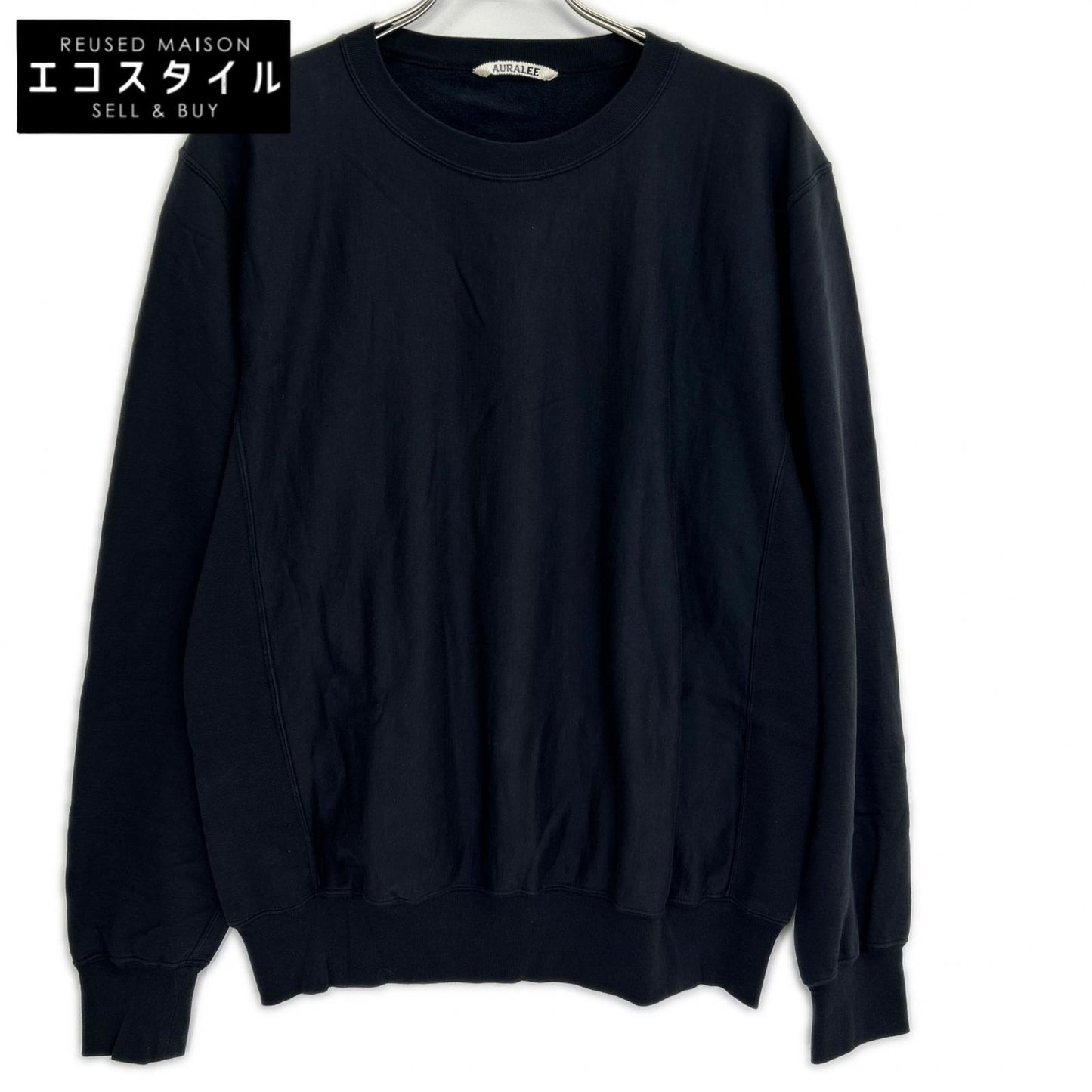 AURALEE オーラリー 26SS A26SP02NU インクブラック ELASTIC HIGH GAUGE SWEAT P/O トップス