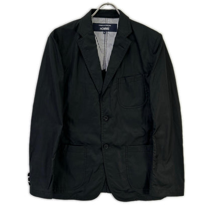 COMMEdesGARCONS HOMME コムデギャルソンオム 26SS HQ-J103 ブラック センターベント パッチポケット 綿ブロードジャケット ジャケット