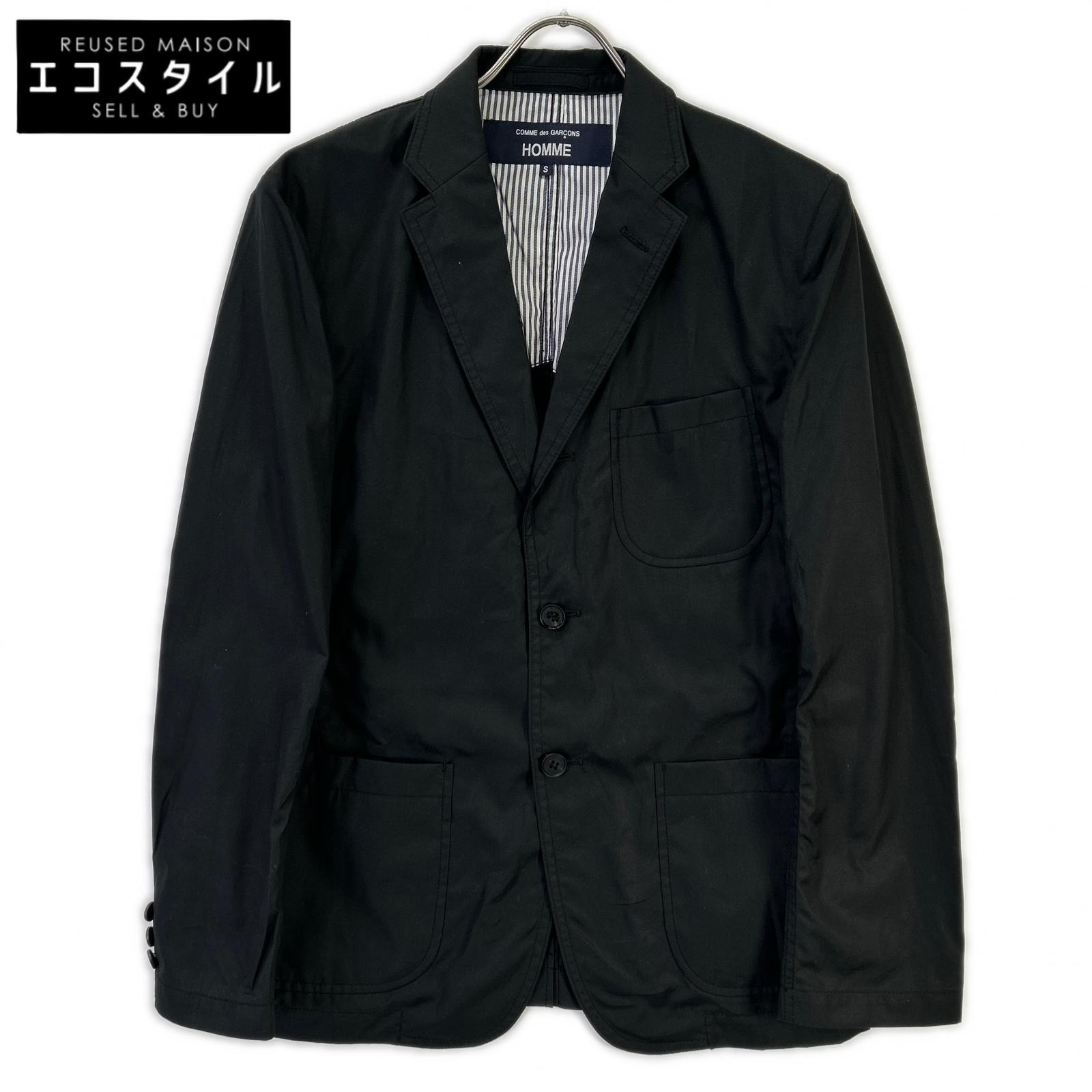 COMMEdesGARCONS HOMME コムデギャルソンオム 26SS HQ-J103 ブラック センターベント パッチポケット 綿ブロードジャケット ジャケット