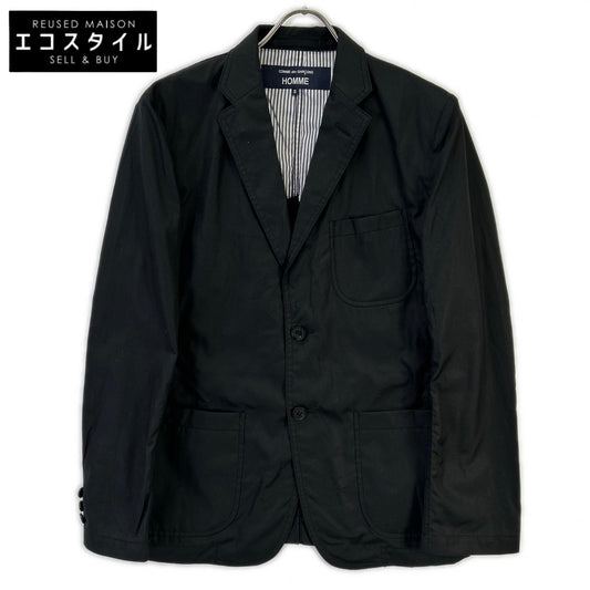 COMMEdesGARCONS HOMME コムデギャルソンオム 26SS HQ-J103 ブラック センターベント パッチポケット 綿ブロードジャケット ジャケット