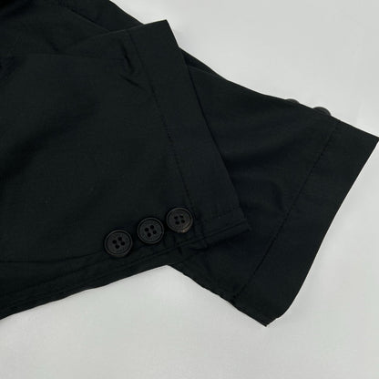 COMMEdesGARCONS HOMME コムデギャルソンオム 26SS HQ-J103 ブラック センターベント パッチポケット 綿ブロードジャケット ジャケット