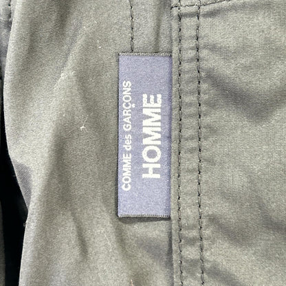 COMMEdesGARCONS HOMME コムデギャルソンオム 26SS HQ-P103 ブラック ドローストリング テーパード 綿ブロードベイカーパンツ ボトムス