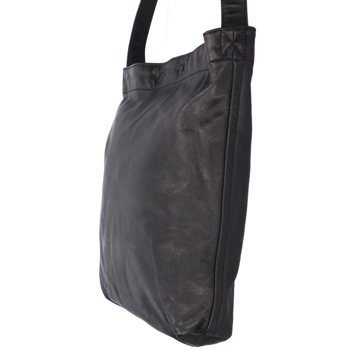 YOKOSAKAMOTO excellent condition YS-BAG-LE-KIP-M RESEARCHER BAG - MEDIUM leather shoulder bag