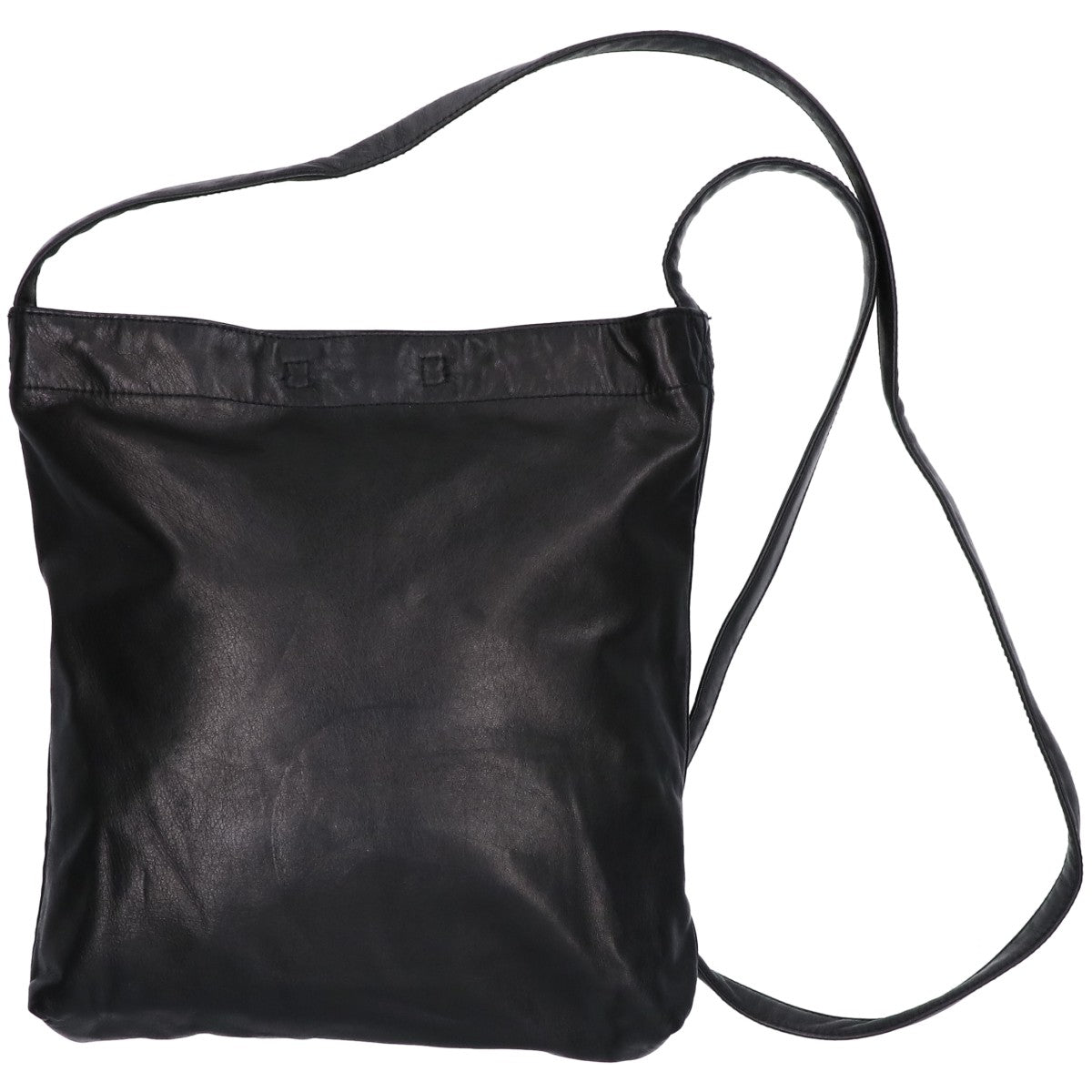 YOKOSAKAMOTO excellent condition YS-BAG-LE-KIP-M RESEARCHER BAG - MEDIUM leather shoulder bag