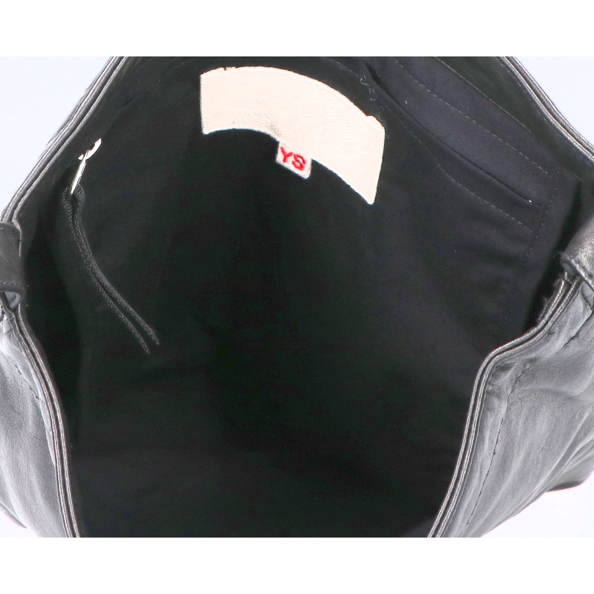 YOKOSAKAMOTO excellent condition YS-BAG-LE-KIP-M RESEARCHER BAG - MEDIUM leather shoulder bag