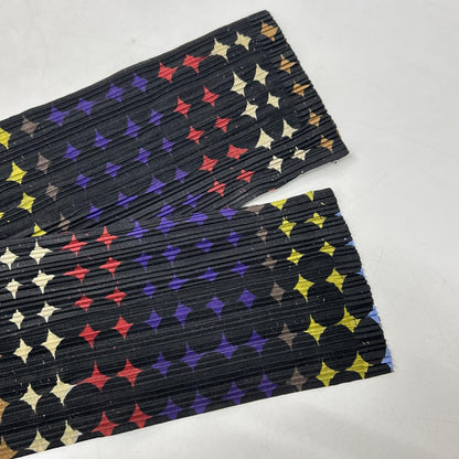 PLEATS PLEASE プリーツプリーズ ブラック×マルチカラー ネオンサイン ハイネックトップス トップス