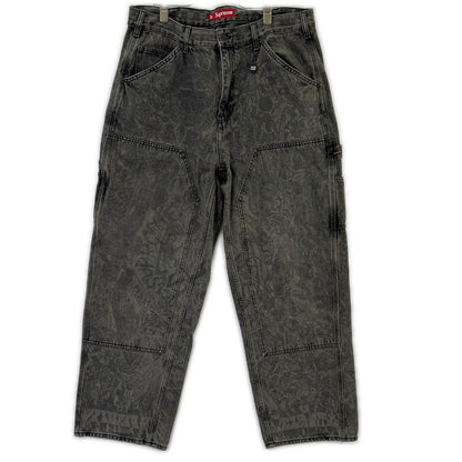 Supreme シュプリーム 24AW Liberty/グレー Double Knee Painter Pant ダブルニーペインターデニムパンツ ボトムス