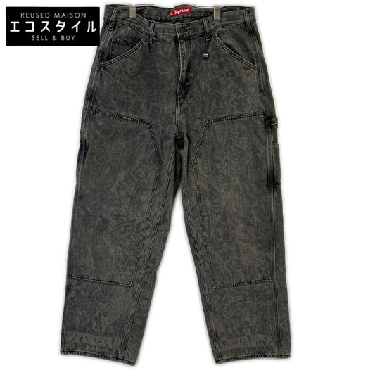 Supreme シュプリーム 24AW Liberty/グレー Double Knee Painter Pant ダブルニーペインターデニムパンツ ボトムス
