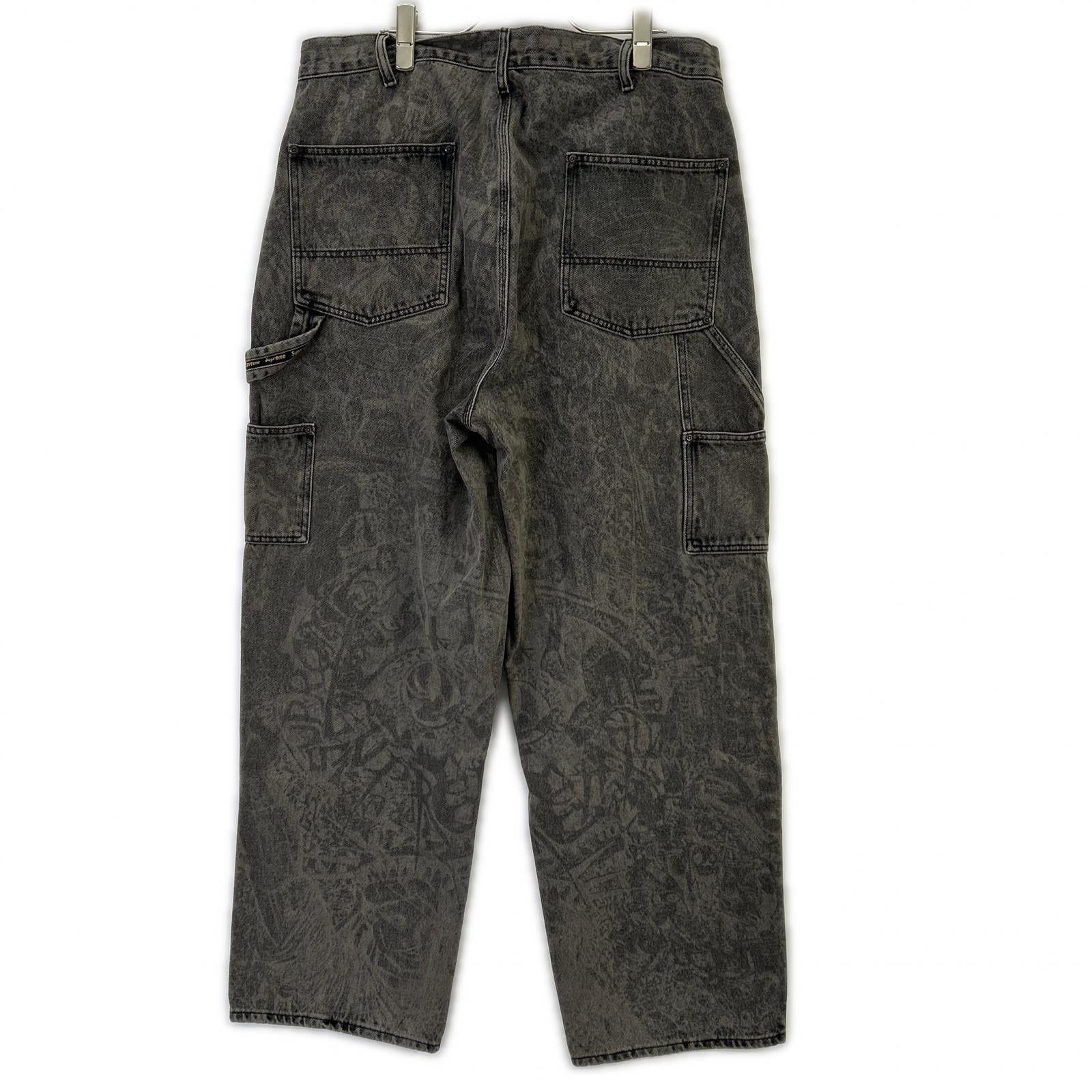 Supreme シュプリーム 24AW Liberty/グレー Double Knee Painter Pant ダブルニーペインターデニムパンツ ボトムス