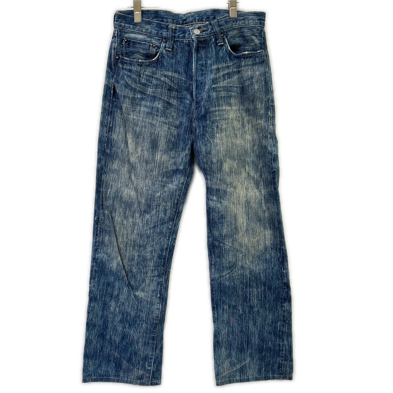 SUGAR CANE シュガーケーン SC40401 インディゴ ALOHA DENIM 砂糖黍 ダメージ加工デニムパンツ ボトムス