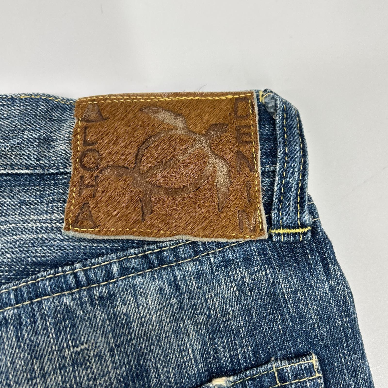 SUGAR CANE シュガーケーン SC40401 インディゴ ALOHA DENIM 砂糖黍 ダメージ加工デニムパンツ ボトムス