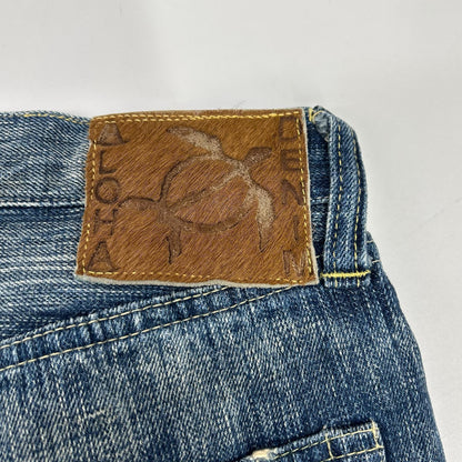 SUGAR CANE シュガーケーン SC40401 インディゴ ALOHA DENIM 砂糖黍 ダメージ加工デニムパンツ ボトムス