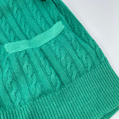 CURRENTAGE カレンテージ グリーン ダメージ加工 V-neck Cardigan トップス