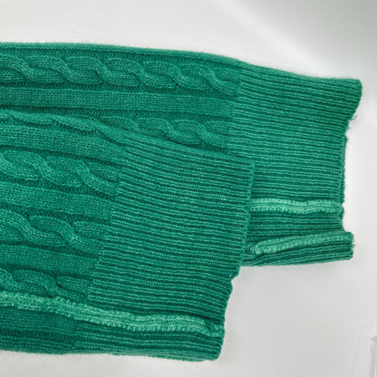 CURRENTAGE カレンテージ グリーン ダメージ加工 V-neck Cardigan トップス