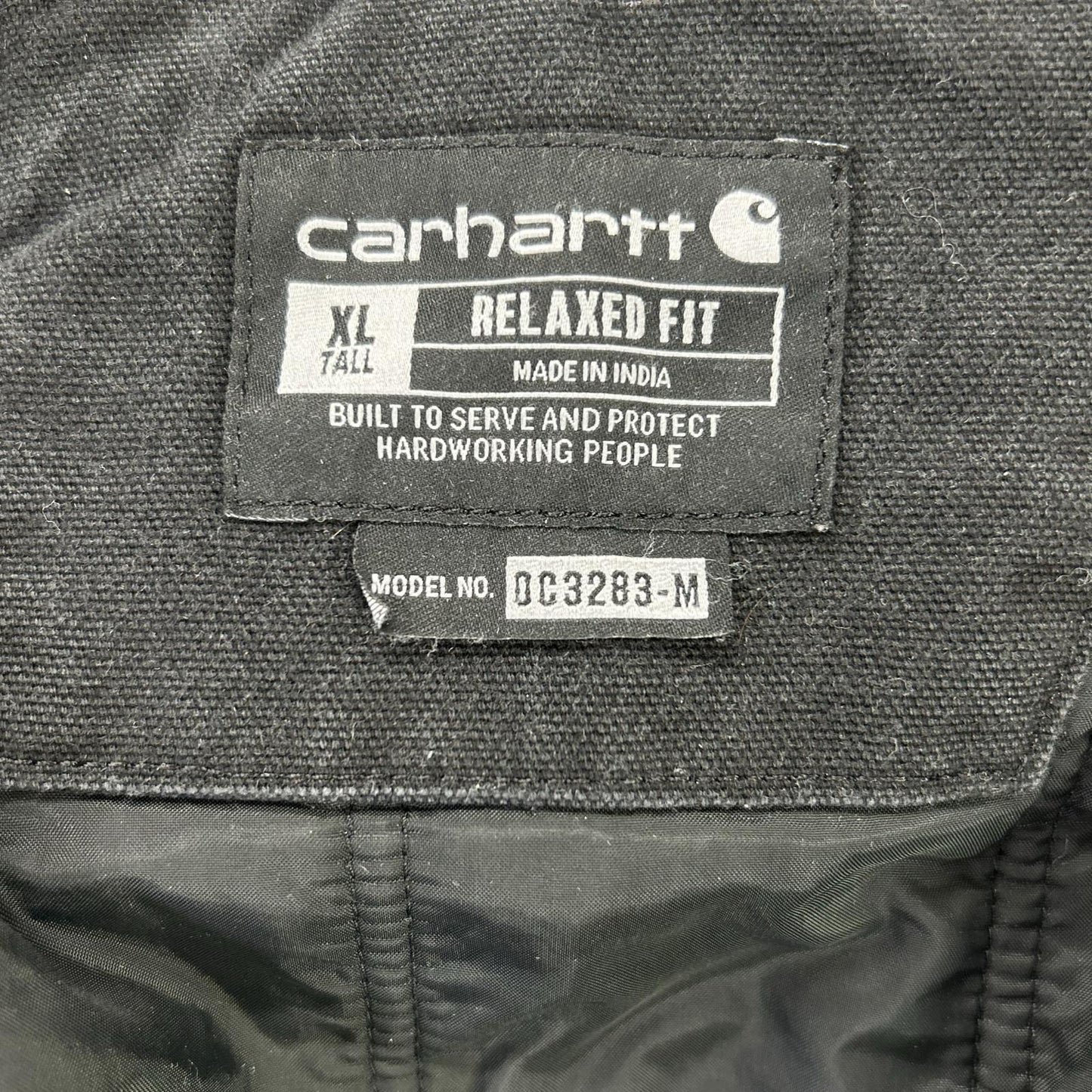 carhartt カーハート 103283 ブラック トラディショナル ダックワークジャケット ジャケット