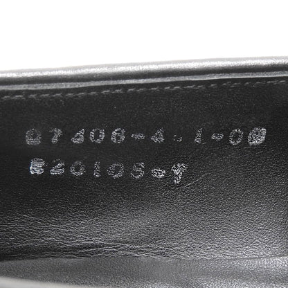 三陽山長 サンヨウヤマチョウ 美品 ヌバック 鹿三郎/SHIKASABURO R2010ラスト タッセルローファー シューズ メンズ 黒 ブラック 7 シューズ