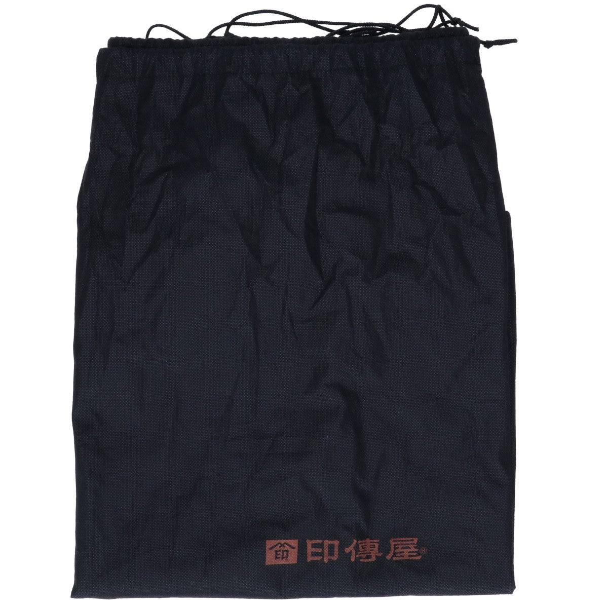印傳屋 印傳屋 黒地 x 黒漆 ボストンバッグ