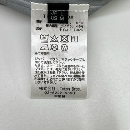 TETON-BROS ティートンブロス 24年製 TB243-10M ブラック シェル ツルギジャケット ジャケット